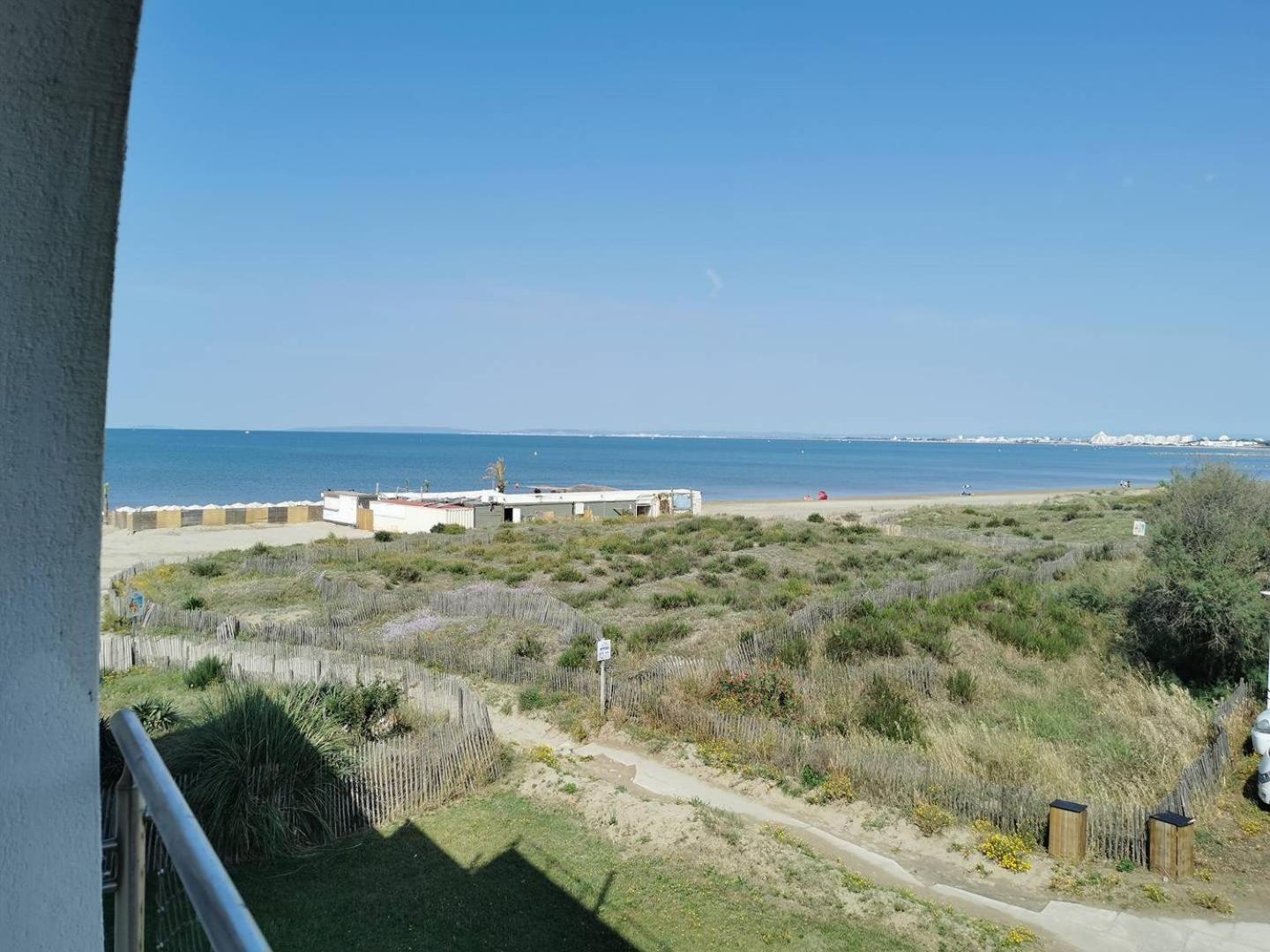 As18656 - Grand Studio Vue Mer, Direct Sur Plage Avec Parking Prive Le Grau-du-Roi Exterior foto