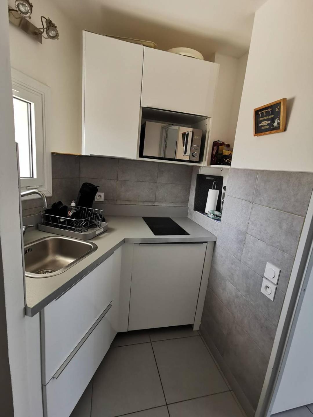 As18656 - Grand Studio Vue Mer, Direct Sur Plage Avec Parking Prive Le Grau-du-Roi Exterior foto